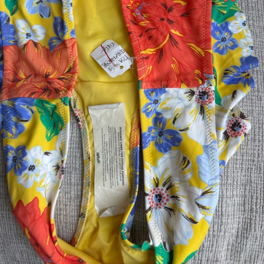 Aerie floral cheekiest Bikini bottoms - Picture 3 of 4